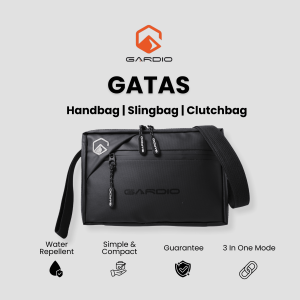 GARDIO GATAS tas selempang clutchbag handbag pria dan wanita anti air