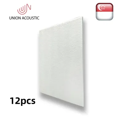 SG SELLER 🚚 12pcs soundproof panel Self-adhesive panel studio KTV and home soundproof foam sponge panel 300x300x9mm