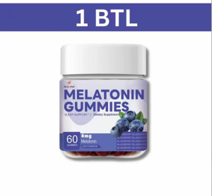 Melatonin Gummies 3mg for Sleep AidRelax and Anti Anxiety 60s bottle SupplementFitness Dietary Edible Healthcare Vitamin Natural A