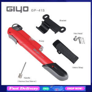 Giyo Classic Portable Mini MTB Mountain Bike Bicycle Pump 120 psi High Pressure Hand Air Pump Ball Tire Inflator GP-04s GP-41S