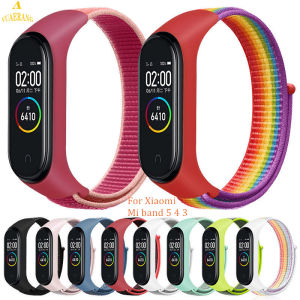 VUAERANG Replaceable Bracelet Suitable for Mi Band 3/4/5/6/7 Replace Universal Xiaomi Nylon Loop Strap for Miband 3/4 Miband 7/6/5 Accessories