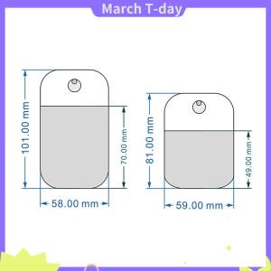 March Portable Fine Mist Empty Bottle Portable Plastic Alcohol Refillable Bottling