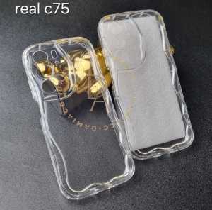 gelombang case realme c75 realme 13 pro realme 13 pro plus soft case clear case melting kekinian