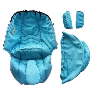 Stroller Seat Pack For 4 In 1 Carseat Sun Canopy Cushion Compatible Foofo Doon Pushchair Seat Suit Awning Baby Buggy Accessories