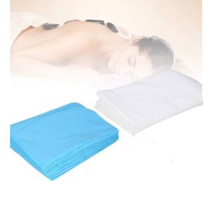 Combo 20 tấm trải giường màu trắngxanhcỡ 180x80cm miếng tấm trải giường phun xăm spa-NIEVE