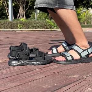 2026 MenS Summer Breathable Velcro Soft Sole Non-Slip Outdoor Casual Beach Shoes MenS Size 45