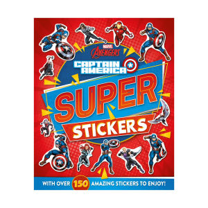Marvel Avengers Captain America Super Sticker Book & 150+ Stickers