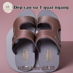 Dép cao su đúc 1 quai ngang siêu bền