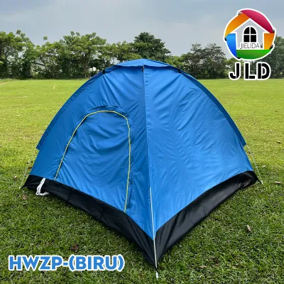 JIELIDA Tenda Camping Lipat Ukuran 200x200x135/ Tenda Otomatis Waterproof Pop 3-4 Orang Outdoor/ 1 Set Tenda Komplit
