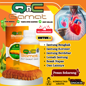 Obat Jantung Bengkak Jantung Koroner Jantung Berdebar Aritmia Lemah Jantung Nyeri Dada Sesak Nafas Kaki Bengkak Cepat Lelah Dengan QNC Jelly Gamat PALING AMPUH NAMUN SETIAP ORANG HASILNYA BERBEDA