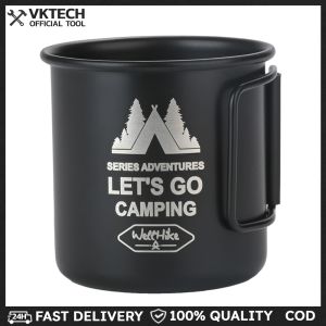300ML Camping Mug Aluminium Alloy Picnic Utensils Foldable Handle Camping Water Cup Ultra-Light for Backpacking Hiking Travel