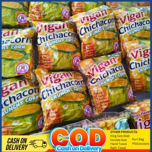 Vigan Chichacorn Ilocos Chichacorn Vigan Garlic Cornick 225 Grams 150 Grams Popcorn Snacks  Chichacorn Cheese Chichacorn Ilocos Chichacorn Baboy Chichacorn sweet corn