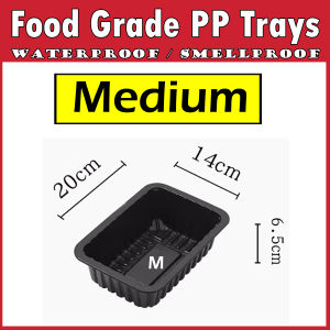 Food Grade PP Trays for Top Seal Machine Tray Sealer Durian Takeaway Food Bowl Plate container