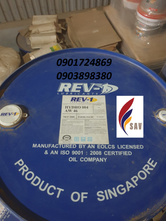 DẦU THỦY LỰC HYDRAULIC OIL AW46 200L REV1 - NHẬP KHẨU SINGAPORE ...