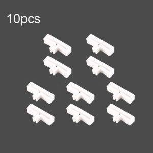 JPTD 10PCS White Cross Buckle Fixing Clip Plastic T/Cross/Three-way Type Drawer Partition Accessories Drawer Fixing Clip Partition Extension Buckle Makeup