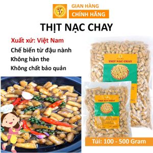 Thịt nạc chay thịt nạc bằm chay thịt nạc vụn chay đồ chay khô Tâm Việt chế biến từ đậu nành xuất xứ Việt Nam