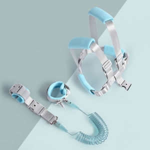 Hamshmoc 2M Children Anti-Lost Harnessbreathable Baby Kid Safety Wrist Leash Adjustable Strap Bracelet Traction Rope with Lock for Chiild Nursery Walking Backpack