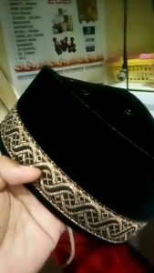 Peci uj bludru hitam ukuran besar