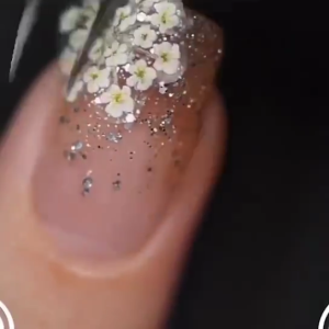 French Nail Art Stickers 3D Adhesive Nail Decals Flower Lines Nail Art Designs Line Nail Decorations Nail Stickers