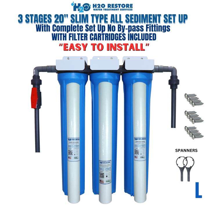 3 Stages Water Filter 20