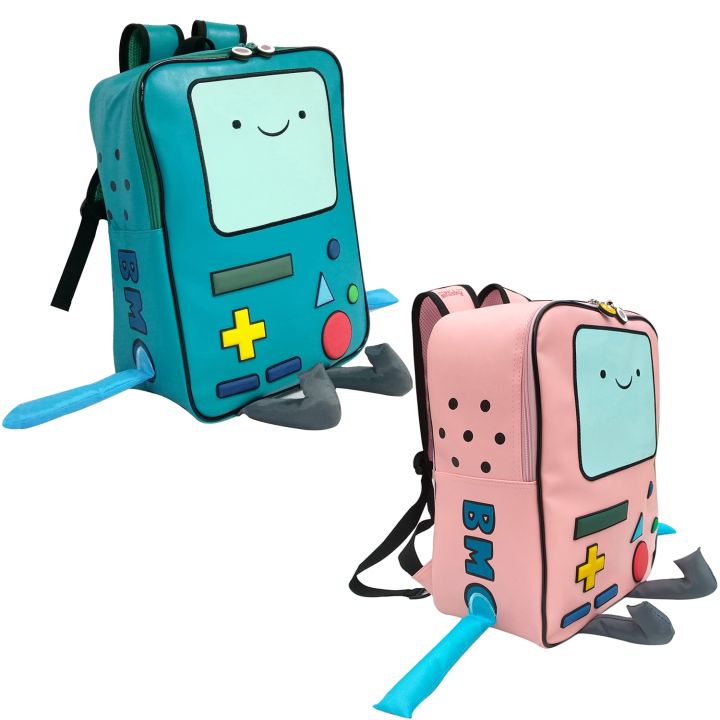 Beemore Backpacks Finn And Jake BMO Backpacks Water Resistant