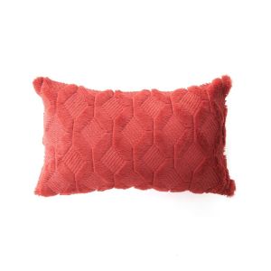 JPTD Quality 30x50 cm Multi-color Optional Plush Rectangular Decorative Throw Pillow Rhombus Stripe Cotton Cloth Home Textile Sofa Decor Cushion Cover Pillow Case