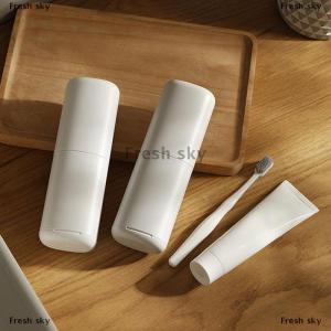 [COD] Fresh sky Toothbrush Travel CasePortable Travel Toothbrush HolderToothbrush And Toothpaste Container For Traveling Camping