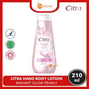 Citra UV Body Lotion Pearl & Bengkoang 210ML - BIO PEPTIDE Kekuatan Mecerahkan Kulit Tubuh
