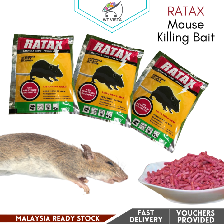 Mouse Bait Pellet Mouse Rat Mice Pest Control Ubat Tikus WT Vista | Lazada