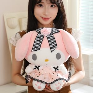 Sanrio Genuine Kawaii My Melody Series Plush Stuffed Toy Soft My Melody Doll Cuddly Plush Toy Pillow Cushion Cute Bag Pendant Keychain Kids Xmas Birthday Gift