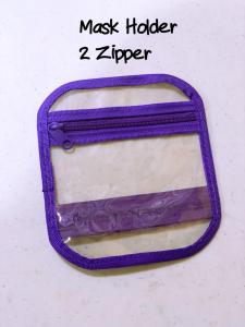 FawnG Handmade - Mask Holder 2 Zipper / Dompet Masker 2 zipper