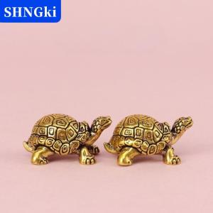 [COD] 🔥🔥🔥SHNGki Đồng nguyên chất bức tượng Rùa đồng cổ điển rùa bức tượng Máy tính để bàn phong thủy trang trí thu nhỏ đồ cổ trà Pet hàng thủ công Quà Tặng