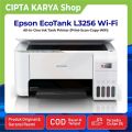 Epson EcoTank L3256 WiFi All-In-One Ink Tank Printer (Print-Scan-Copy). 