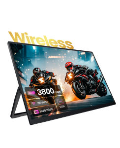【Local Warehouse】ZSCMALL 15.6 Inch 1080P Wireless Connect IPS Portable Monitor,Built-in Battery&SpeakersUSB-C HDMI Ultra-Slim Gaming Display for Laptop Windows PC Mac Phone PS4/5 Switch Travel Monitors【Delivered Whinin 72 Hours】