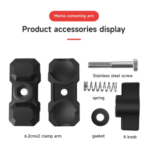 Securely Aluminum Alloy Double Socket Arm for 1-Inch Diameter Ball Holder Bike Motorcycle Phone Mount Holder Accessories