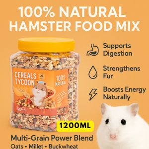 Hamster Probiotic Food Mix | 30+ Natural Ingredients | Freeze-Dried Protein | Gut Health | Digestion