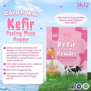 masker wajah Sr12 Kefir Mask masker anti aging exfoliating