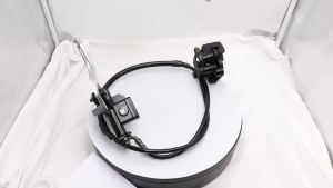 ชุดเบรกหน้าอลูมิเนียมอัลลอยด์ ดิสก์สีดำ แม่ปั๊มเบรก ชุดประกอบคาลิปเปอร์สำหรับอุปกรณ์เสริมมอเตอร์ไซค์ สกู๊ตเตอร์ ATV ออฟโรด