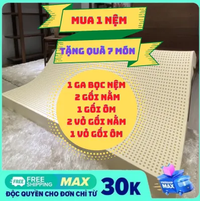NỆM Size 1m8 x 2m cao 5cm 10cm 15cm 20cm CAO SU NON AMERICAN (Nệm Ép Tổng Hợp American) Êm ái Không Gây Đau Lưng [TẶNG 7 MÓN QUÀ] [BẢO HÀNH 15 NĂM]