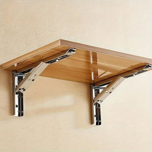 Bracket Engsel Siku 12" Inch 65kg Set 2pcs Meja Lipat Folding Stainless Steel JM006