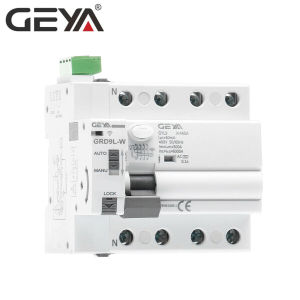 GEYA GRD9L-W+GYL9-4P Tuya WIFI Controller Smart ELCB RCCB RCD AC Type 4P AC230V 40/63A 30/300mA