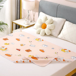 Thảm lót chống thấm 3 lớp thoáng khí TPU sử dụng được 2 mặt cho trẻ nhỏ và người già sz 70x90 và 70x120cm