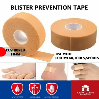 Blister Bandages Blister Prevention tape - Waterproof Hydrocolloid Bandages for Foot Toe Blister .