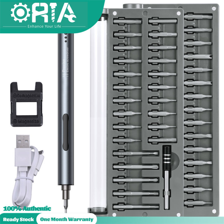 [Upgraded]ORIA Electric Screw Driver Set Rechargeable Tools Set 59 in 1