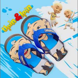 Sandal jepit Upin dan IPIN sancu ANTI slip terbaru