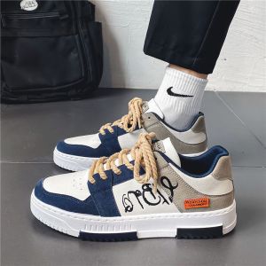 AU New spring mens shoes breathable canvas shoes trendy versatile white shoes for male students sports casual niche sneakers