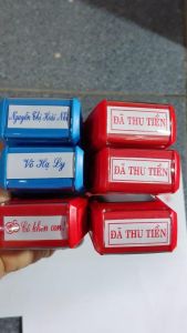 Khắc dấu tên 1 dòng Dstamp T214