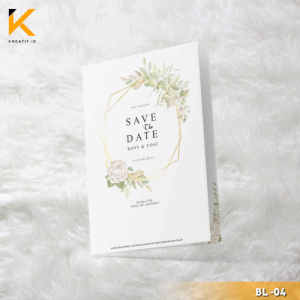 Undangan Pernikahan Berkualitas Tinggi: Kreatif.id BL-04 (100 PCS)