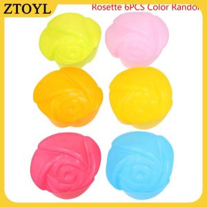 ZTOYL 6 cái Silicone bánh cupcake Cup bánh công cụ bakeware nướng Silicone KHUÔN CUPCAKE