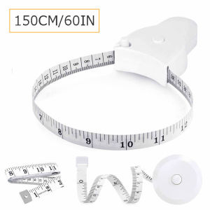 Retractable Measure Tape with Lock Pin and Push Button Dual Sided Body Measuring Ruler Tape Measure Ruler for Sewing Tailor 60inch/150cm